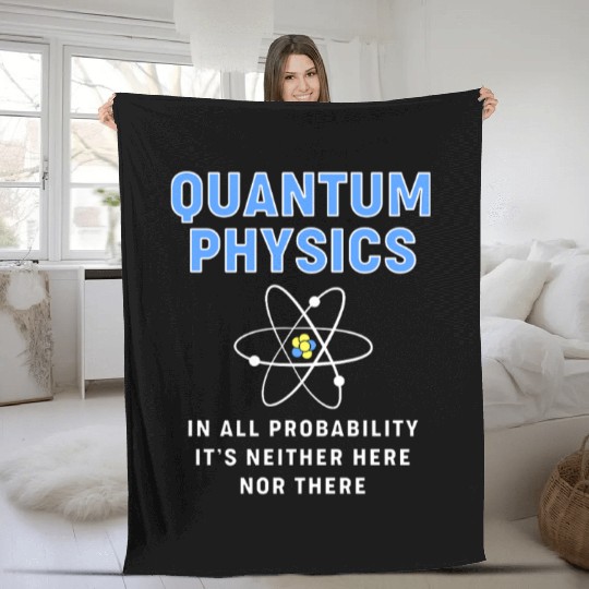 Quantum Physics Science Teacher Fleece Blankets