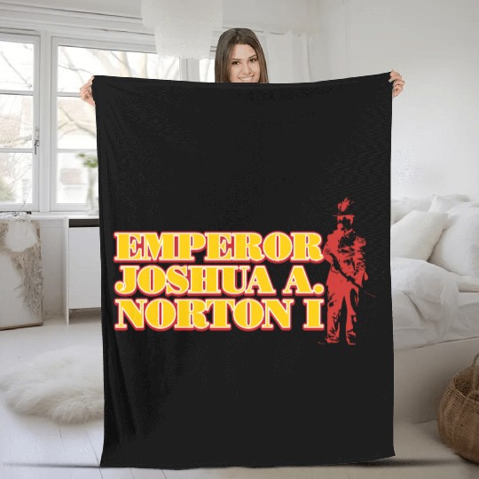 Emperor NORTONN I, San Francisco Icon Fleece Blankets