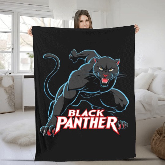 Black Panther. Fleece Blankets
