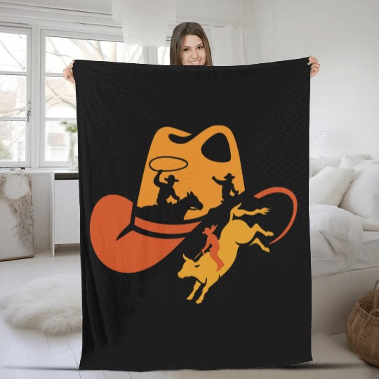 Cowboy Spirit Fleece Blankets