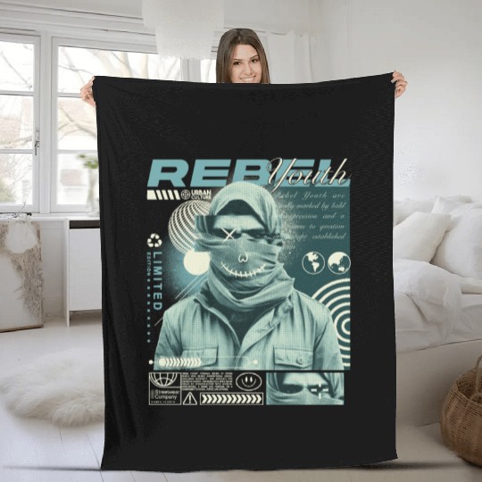Rebel Youth Fleece Blankets
