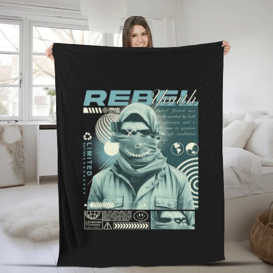 Rebel Youth Fleece Blankets