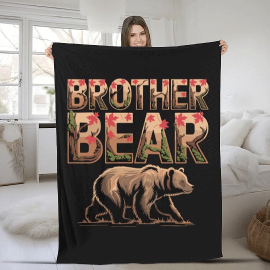 Brother Bear Wilderness Adventure Graphic with Fleece Blankets