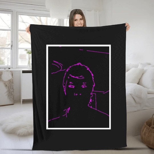 FRD Carbo Ultra Purple Neon Fleece Blankets
