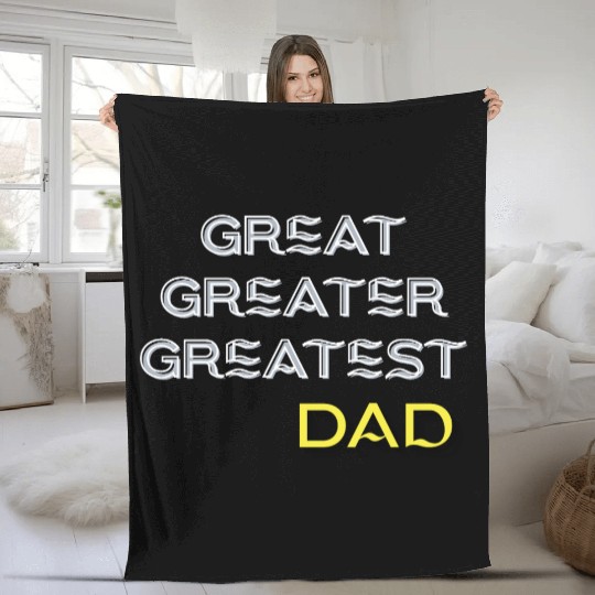 Father’s Day Gift Fleece Blankets