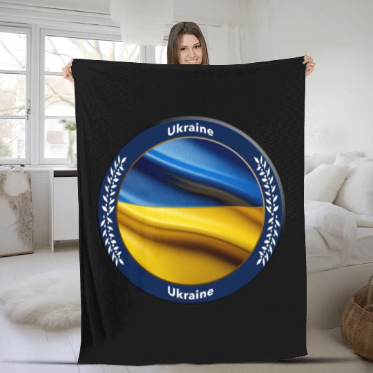 Ukraine Fleece Blankets