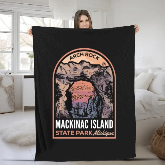 Mackinac Island Fleece Blankets