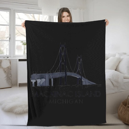 Mackinac Island Fleece Blankets