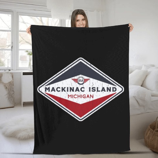Mackinac Island Fleece Blankets