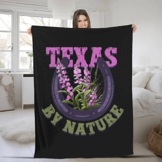 Texas Wildflower Texas By Nature Fleece Blankets