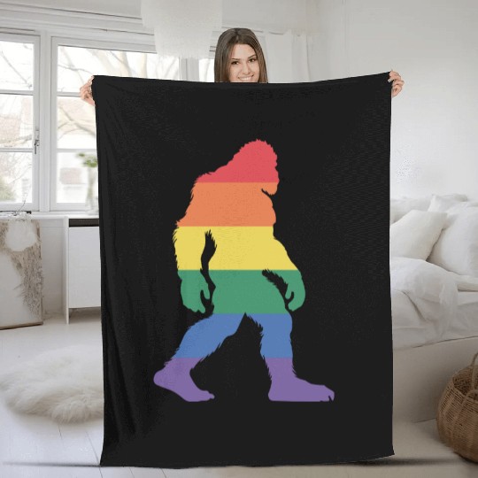 LGBT Big Foot Fleece Blankets
