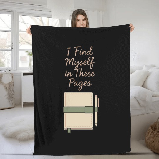 Journaling Aesthetic Creative Planner Life Writing Fleece Blankets