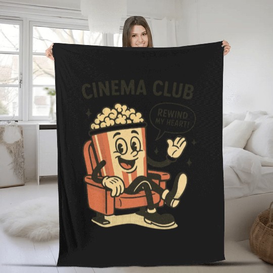 FUN POPCORN Fleece Blankets