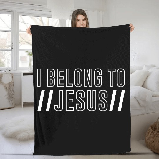 Faith Over Fear Fleece Blankets | Christian Fleece Blankets