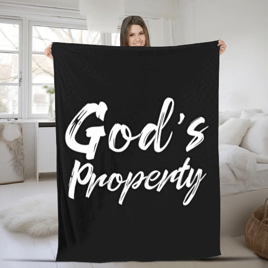 God's Property 152-1 Fleece Blankets