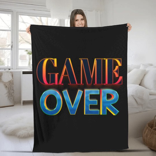 Game over Fleece Blankets