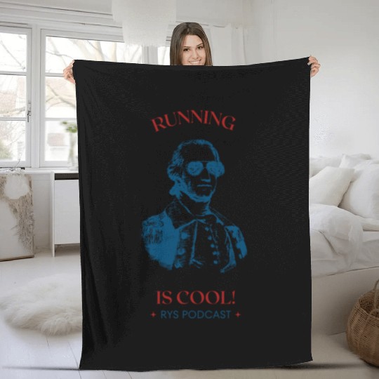 running is cool Fleece Blankets