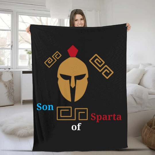 Son Of Sparta Fleece Blankets