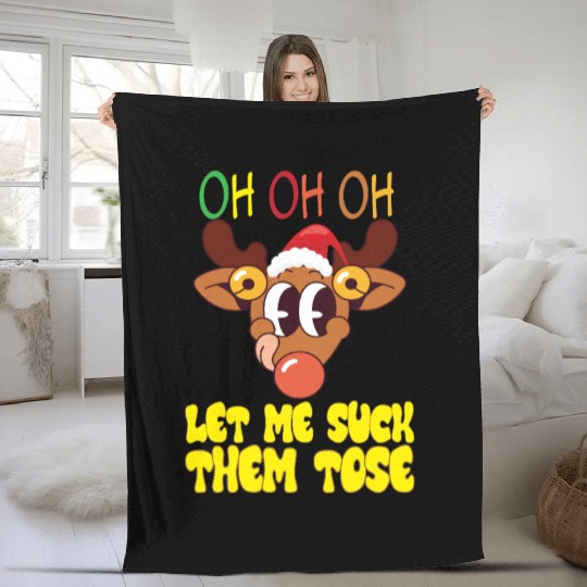 Hell Yeah I Suck Toes Weird Festive Embarrassing C Fleece Blankets