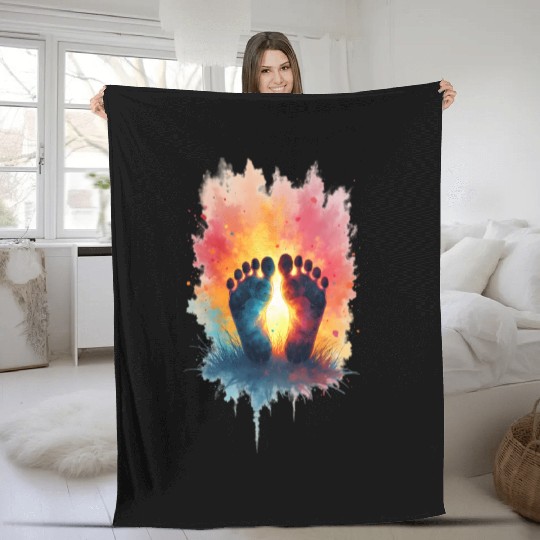 Barefoot Bliss Fleece Blankets