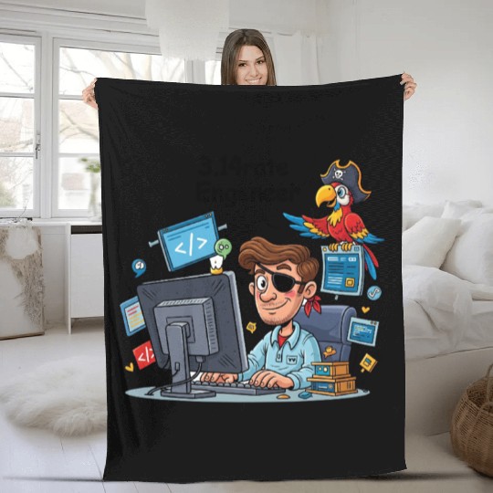 3.14rate Engineer Fleece Blankets