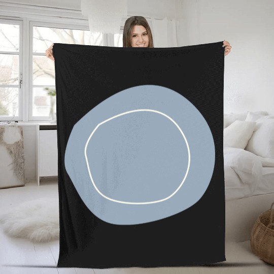 Serene Circle Fleece Blankets