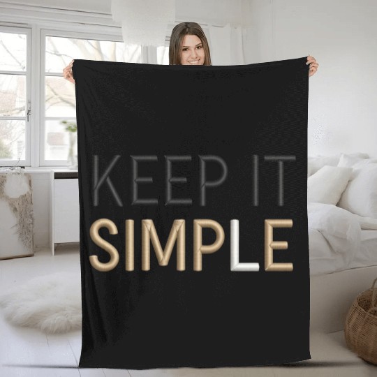 Keep It Simple Fleece Blankets