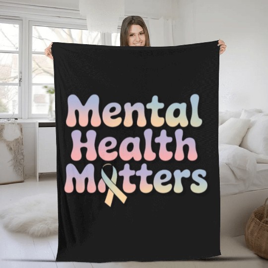 Mental Health Matters – Awareness & Support Fleece Blankets