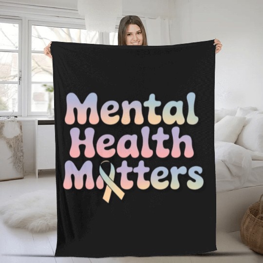 Mental Health Matters – Awareness & Support Fleece Blankets