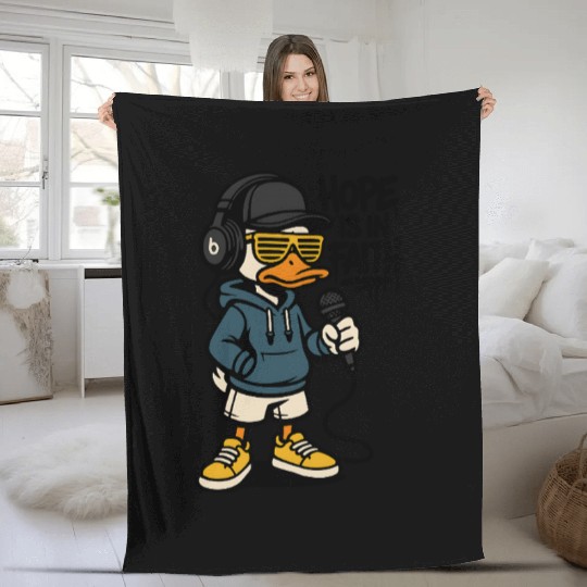 Hope Is in Faith – Urban Duck Fleece Blankets
