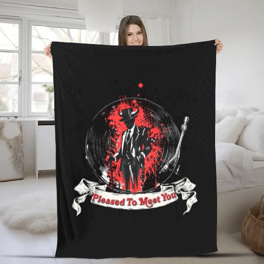 The Devil Gets No Sympathy Fleece Blankets