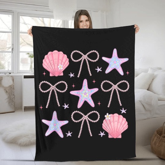 Under the Sea Sparkle Fleece Blankets