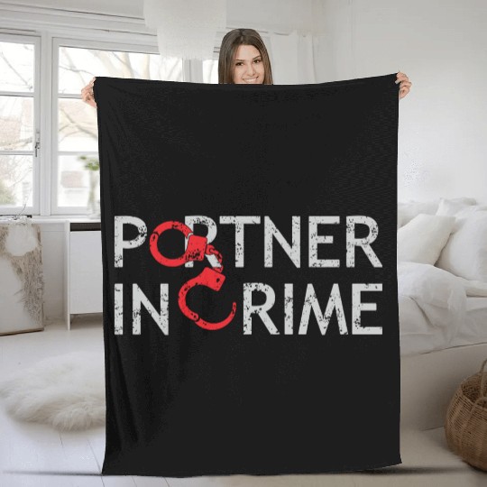 PARTNER IN CRIME Fleece Blankets