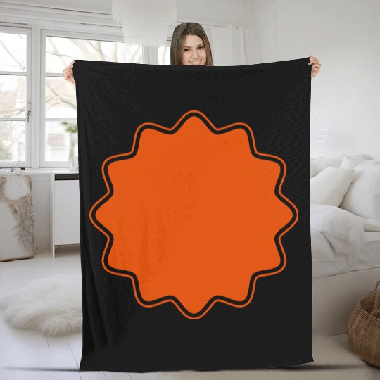 Emblem - Form - Sticker - Star (Vector graphic) Fleece Blankets