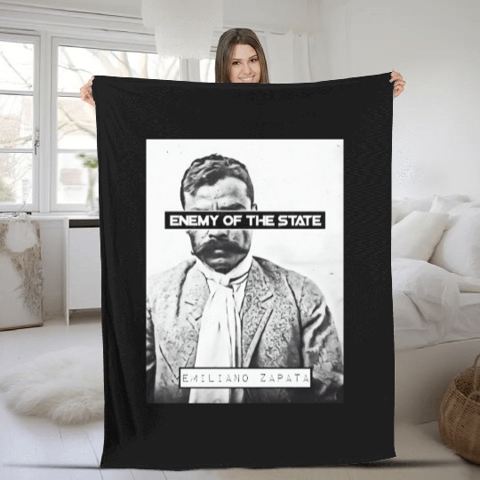 Emiliano Zapata (EOTS) (B&W) Fleece Blankets