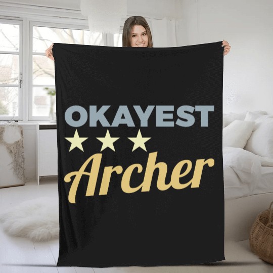Average Archer Fleece Blankets