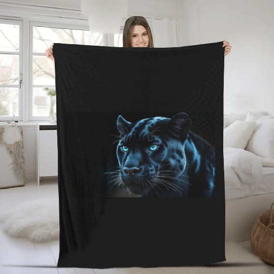 Black Panther Fleece Blankets