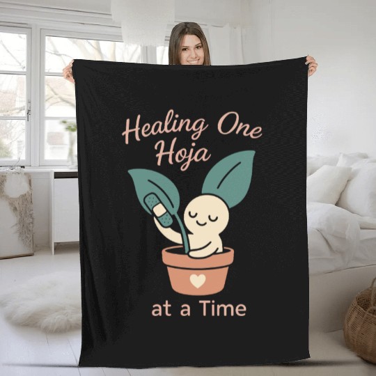 Plantita Latina Plant Mom Plantita Life Hispanic Fleece Blankets