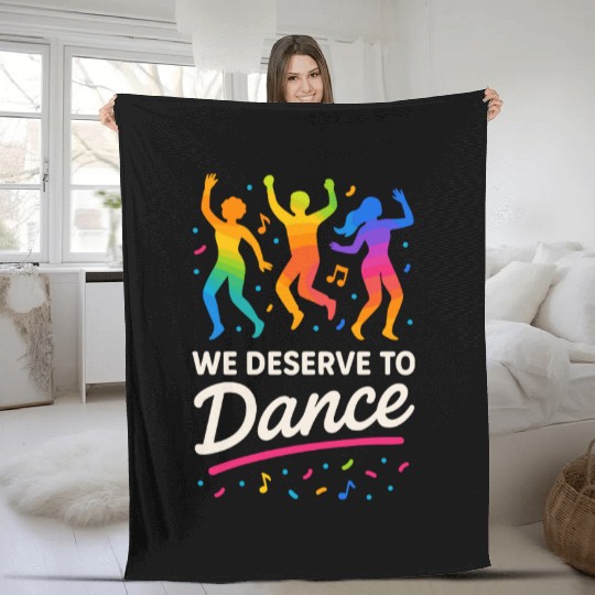 Queer Pride Queer Joy LGBTQ+ Affirmation Trans Fleece Blankets