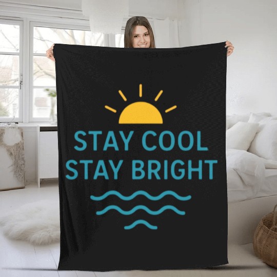 Sunrise Motivation Fleece Blankets