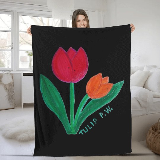 Tulip Fleece Blankets