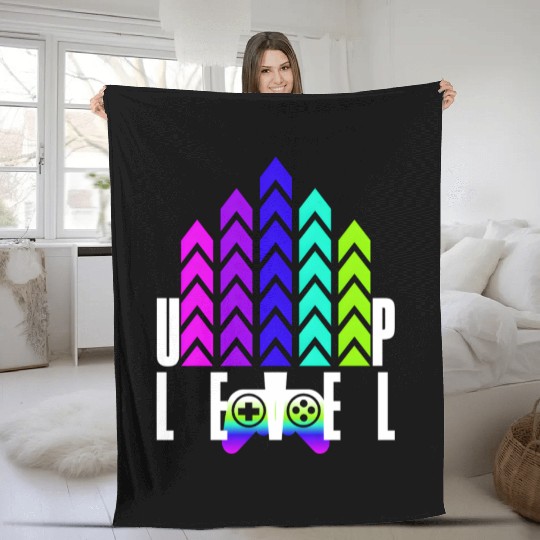 Level Up Gaming Fleece Blankets