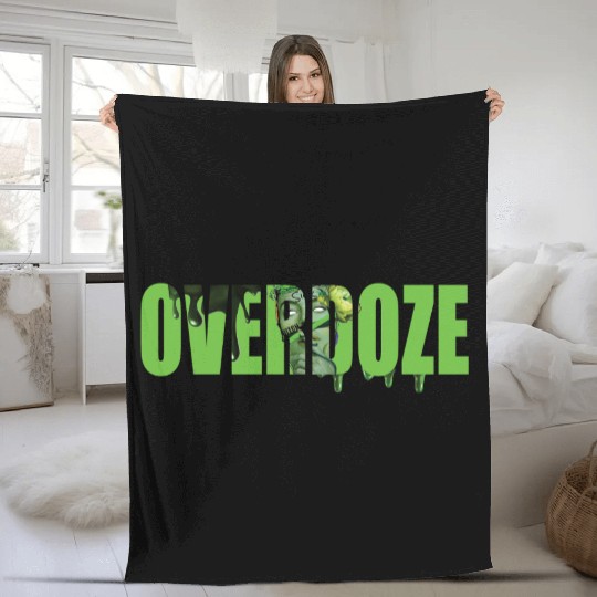 Overdose Thriller Art Print Fleece Blankets