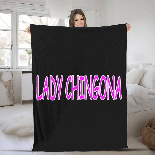 LADY CHINGONA Fleece Blankets