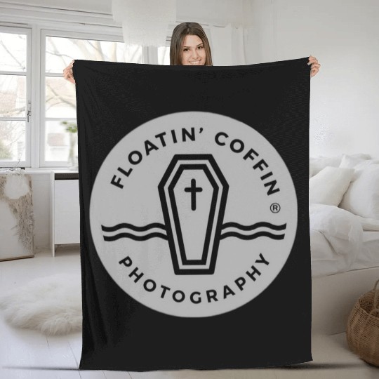 Floatin Coffin Photography Fleece Blankets