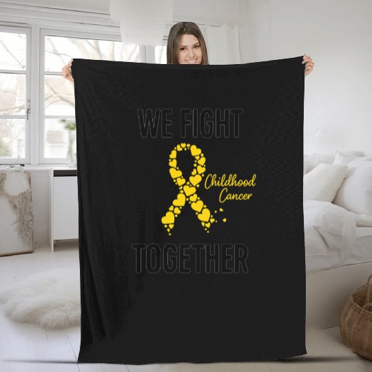American Warrior of Strength & Awareness Fleece Blankets