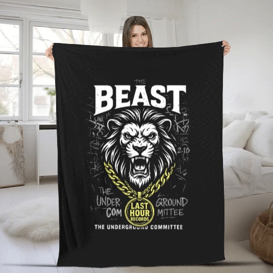 THE BEAST Fleece Blankets