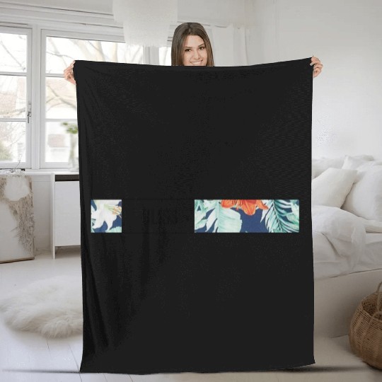 Tropical Botanical Bliss Fleece Blankets