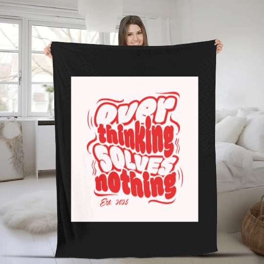 Positive Affirmation Illustration Fleece Blankets