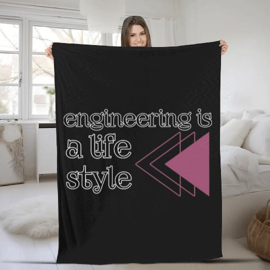 Engineering is a lifestyle  Fleece Blankets
